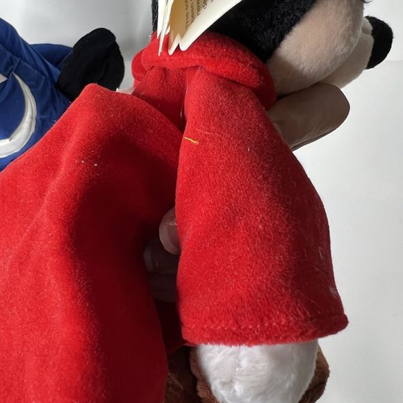 Disney World Mickey Mouse Sorcerer Hat and Stuffed Animal Plush Vintage - Picture 15 of 16